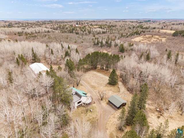 aerial view featuring a rural view