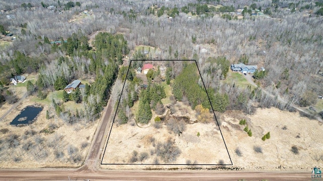 aerial view featuring a rural view
