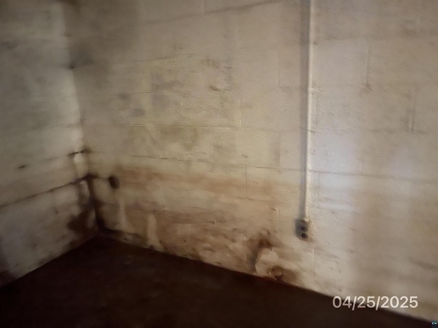 view of basement