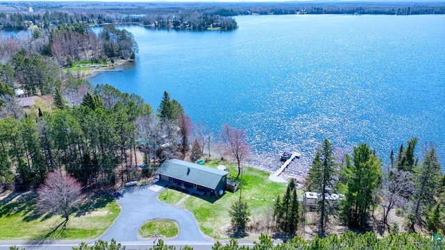 46040 State Highway 65, Nashwauk, MN 55769 - drone / aerial view with a water view