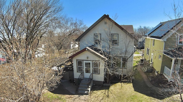 view of back of property