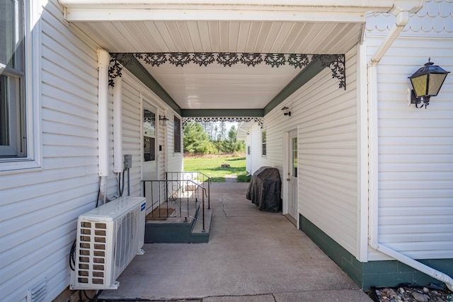 1741 Olsonville Crk, Carlton, MN 55718 - view of patio / terrace with a cooling unit and covered porch
