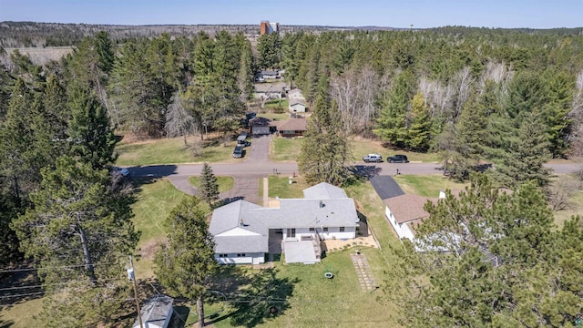 1741 Olsonville Crk, Carlton, MN 55718 - aerial view of property and surrounding area with a forest