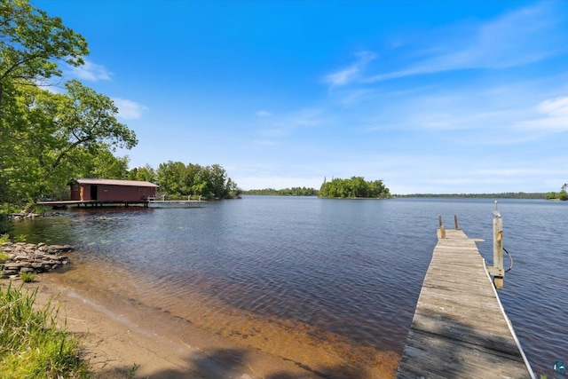 5729 Puncher Point Rd, Tower, MN 55790 - dock with a water view