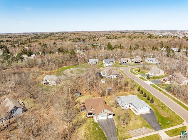 aerial view of property's location featuring nearby suburban area