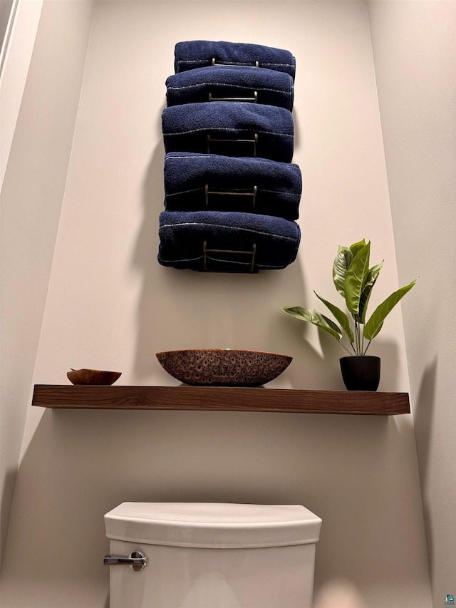 bathroom view of toilet