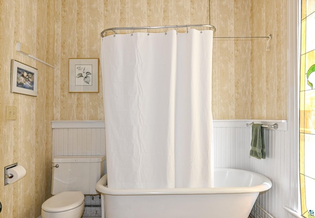 bathroom featuring toilet