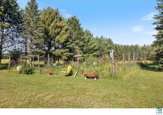 7262 Palo Tia Rd, Embarrass, MN 55732 - view of yard featuring a forest view