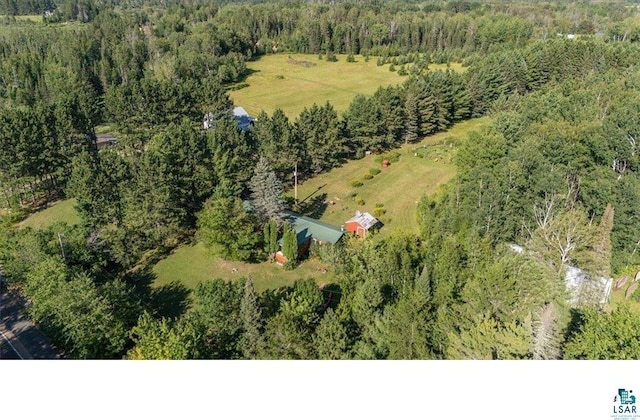 7262 Palo Tia Rd, Embarrass, MN 55732 - bird's eye view of a heavily wooded area