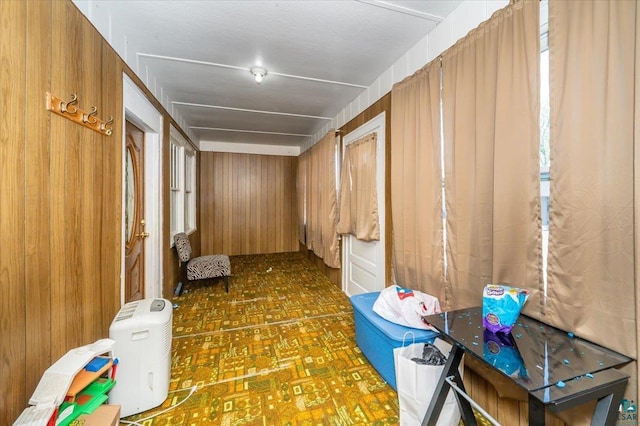304 Carlton Ave, Cloquet, MN 55720 - hallway with wood walls