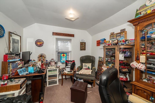 304 Carlton Ave, Cloquet, MN 55720 - carpeted office with lofted ceiling