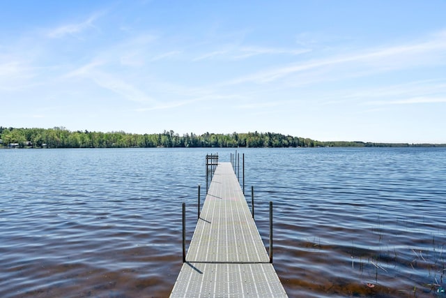 10412 Lakeside Dr, Finlayson, MN 55735 - dock area with a water view