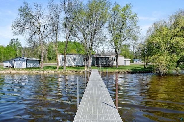 10412 Lakeside Dr, Finlayson, MN 55735 - dock featuring a water view