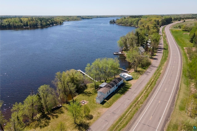 10412 Lakeside Dr, Finlayson, MN 55735 - drone / aerial view of a nearby body of water