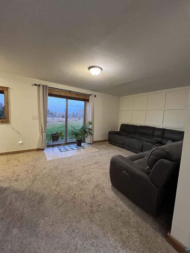 7789 Jokela Rd, Cloquet, MN 55720 - living room with carpet floors and baseboards