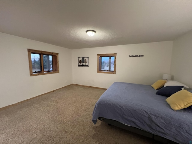 7789 Jokela Rd, Cloquet, MN 55720 - bedroom featuring carpet flooring, baseboards, and a textured ceiling
