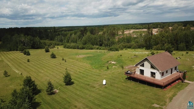 7789 Jokela Rd, Cloquet, MN 55720 - overview of rural landscape with a heavily wooded area