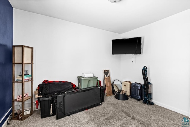 426 22nd St, Cloquet, MN 55720 - living room featuring carpet floors and baseboards