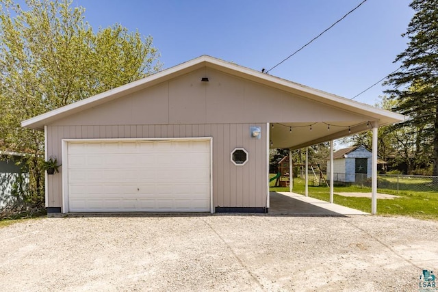 426 22nd St, Cloquet, MN 55720 - garage with a garage and fence