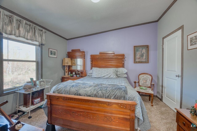 10173 Little Marais Trl, Silver Bay, MN 55614 - carpeted bedroom with ornamental molding and baseboards