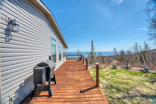10173 Little Marais Trl, Silver Bay, MN 55614 - deck featuring a water view