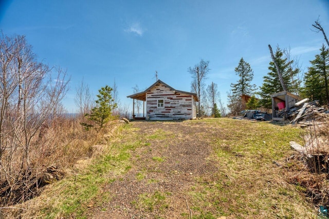 10173 Little Marais Trl, Silver Bay, MN 55614 - view of yard featuring an outdoor structure