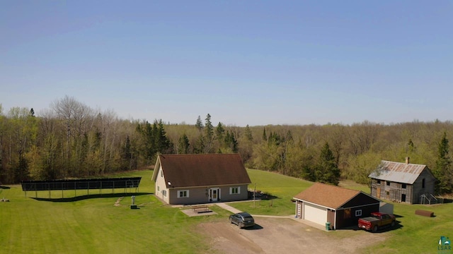 10362 Arkola Rd, Meadowlands, MN 55765 - aerial view of property and surrounding area with a forest