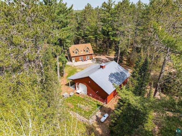 25 Maki Rd, Esko, MN 55733 - view from above of property featuring a heavily wooded area