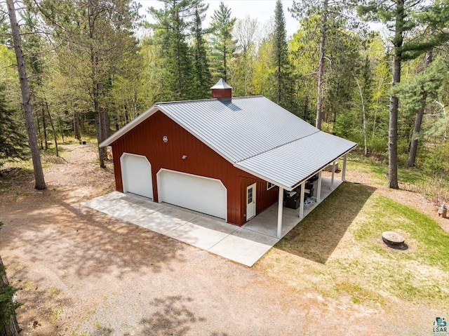25 Maki Rd, Esko, MN 55733 - exterior space with a forest view and dirt driveway