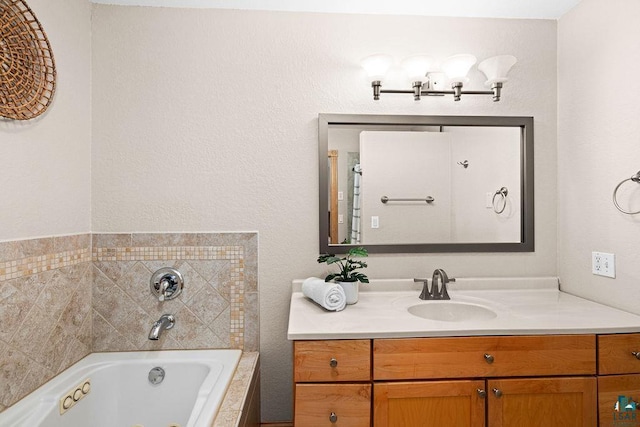 203 S 2nd Ave, Proctor, MN 55810 - bathroom featuring a jetted tub and vanity
