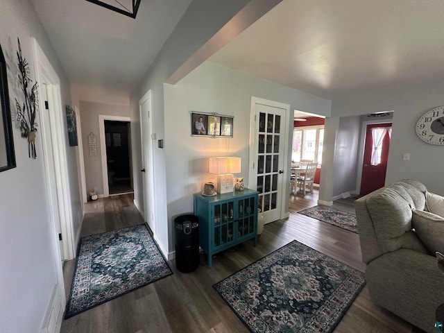 706 28th St, Cloquet, MN 55720 - living room featuring wood finished floors and baseboards