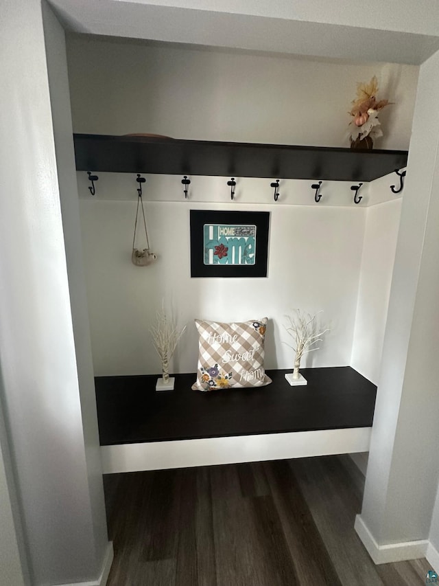 706 28th St, Cloquet, MN 55720 - mudroom featuring wood finished floors and baseboards