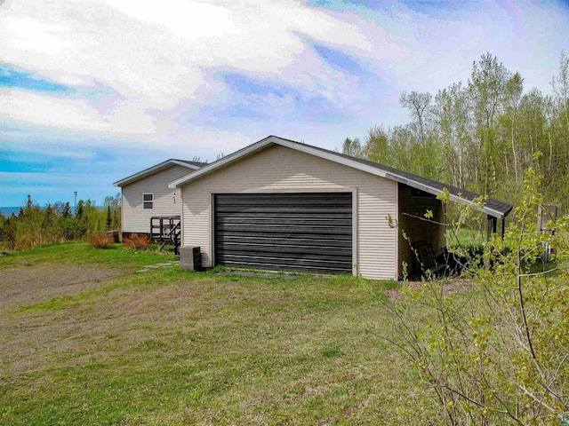 296 Cramer Rd, Schroeder, MN 55613 - view of garage