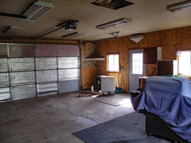 296 Cramer Rd, Schroeder, MN 55613 - garage featuring a garage door opener