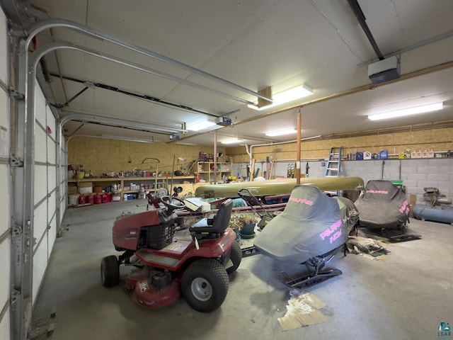 1880 S Everett Rd, Tower, MN 55790 - garage featuring a garage door opener