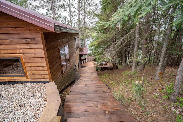 8845 Pequaywan Lake Rd, Duluth, MN 55803 - deck with stairs