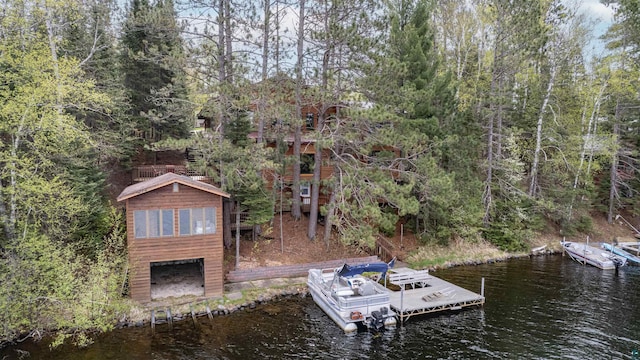 8845 Pequaywan Lake Rd, Duluth, MN 55803 - dock featuring a water view