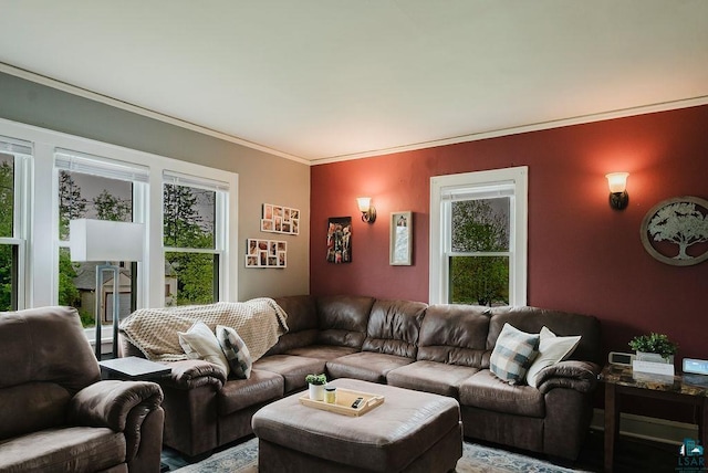 2120 Carlton Ave, Cloquet, MN 55720 - living area with crown molding