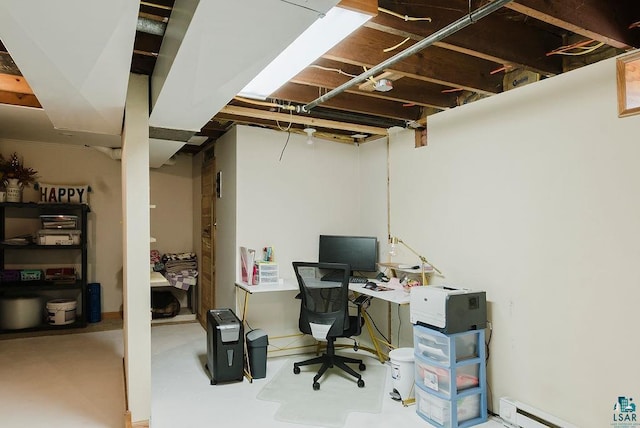 2120 Carlton Ave, Cloquet, MN 55720 - office with a baseboard heating unit
