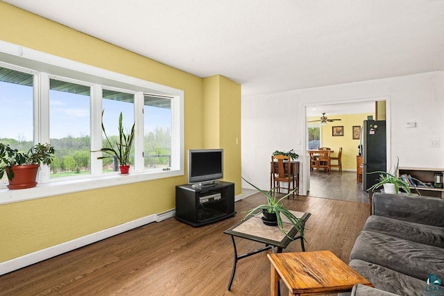 5152 Martin Rd, Duluth, MN 55811 - living room with wood finished floors and baseboards