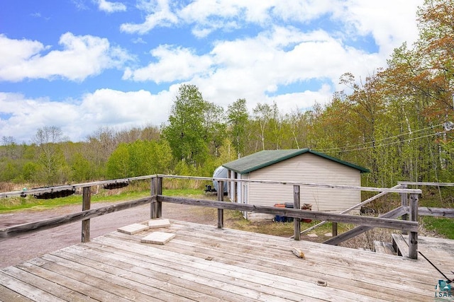 5152 Martin Rd, Duluth, MN 55811 - deck featuring a wooded view