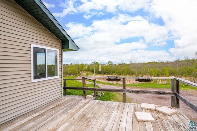 5152 Martin Rd, Duluth, MN 55811 - view of wooden terrace