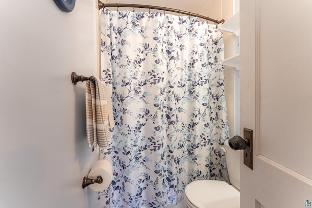 13359 Villa Rd, Ely, MN 55731 - bathroom with toilet and a shower with curtain