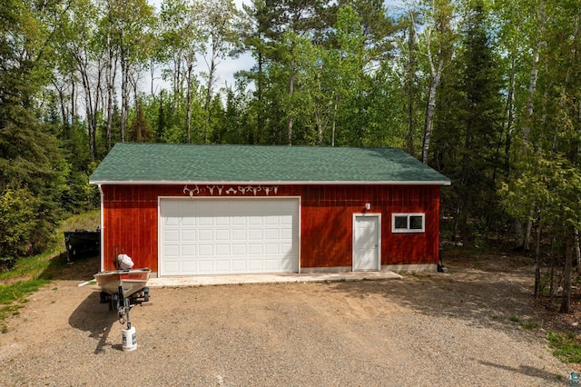 13359 Villa Rd, Ely, MN 55731 - detached garage featuring dirt driveway