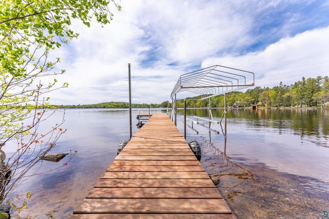 13359 Villa Rd, Ely, MN 55731 - dock featuring a water view