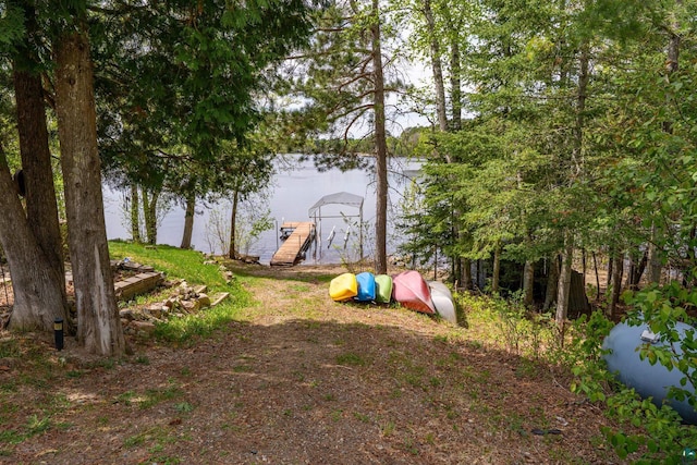 13359 Villa Rd, Ely, MN 55731 - view of yard with a boat dock