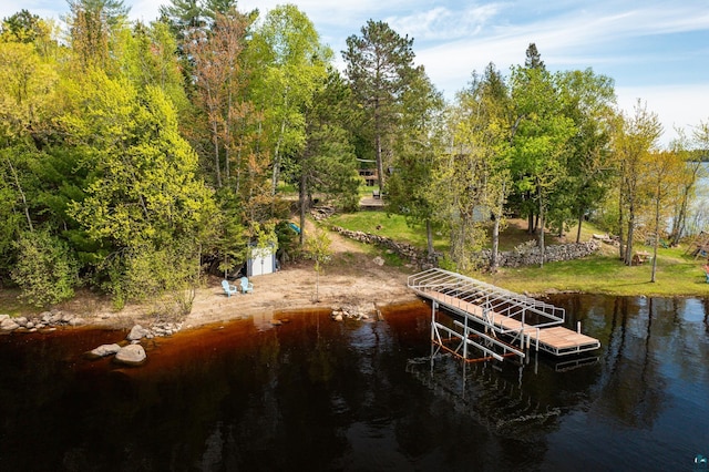 13359 Villa Rd, Ely, MN 55731 - dock area featuring a water view