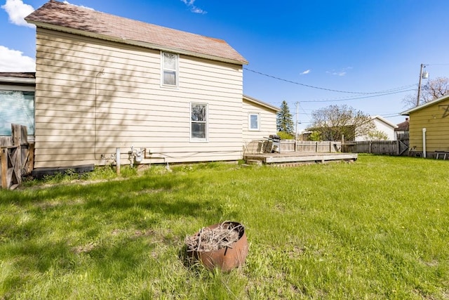214 5th St, Proctor, MN 55810 - rear view of property featuring a wooden deck