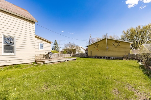214 5th St, Proctor, MN 55810 - view of yard featuring a deck