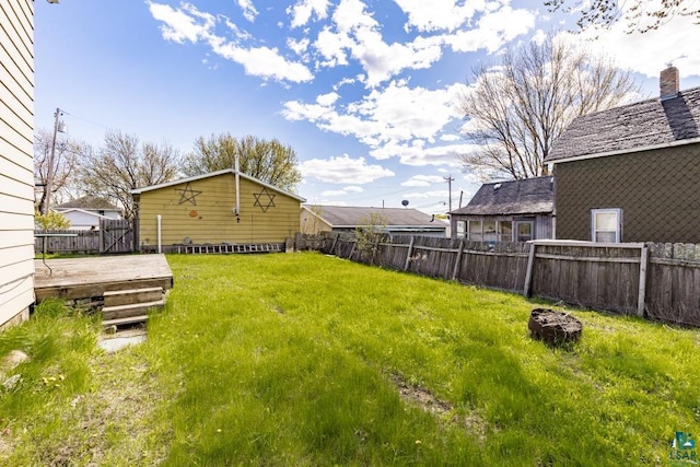 214 5th St, Proctor, MN 55810 - view of yard featuring a deck